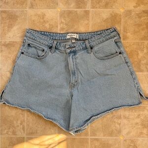 Abercrombie & Fitch Light Blue Jean Shorts